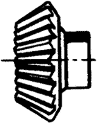 齒輪基本術語錐齒輪、準雙曲面齒輪及其齒輪副