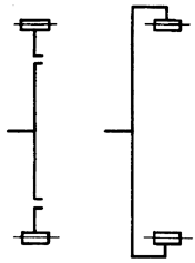 擺線針輪行星傳動 圖示方法