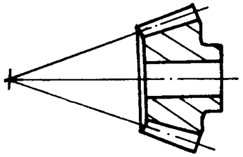 錐齒輪和準雙曲面齒輪術語點、曲線和曲面
