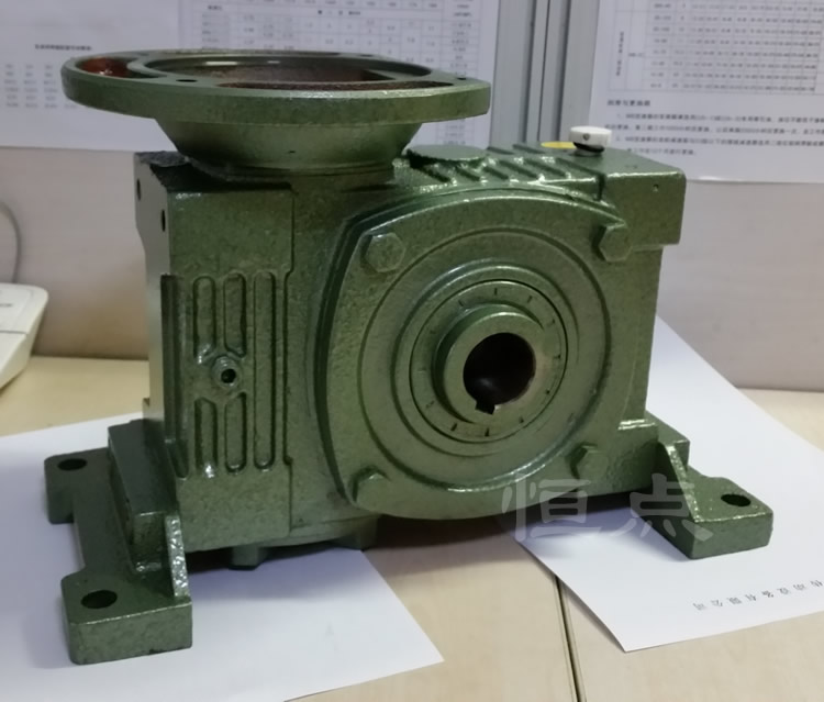 WPWDKT80-20-A減速機 法蘭輸入 通孔輸出 實物圖